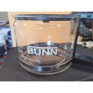 BUNN Glass Coffee Pot Carafe with Lid SCHOTT DURAN Made in Germany 10 cup (0113)